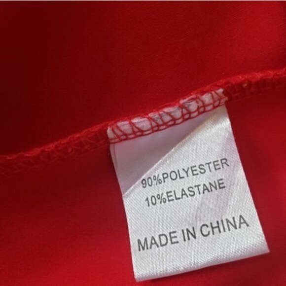 LF SEEK Red Bralette Faux Suede Crop Top - Picture 6 of 6